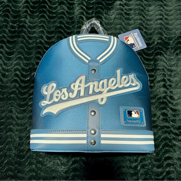 Loungefly Bags Nwt Los Angeles Dodgers Jacket Loungefly Backpack